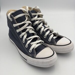 Converse Chuck Taylor All Star Sneakers Women 6 Men 4 Navy Blue High Top Lace Up